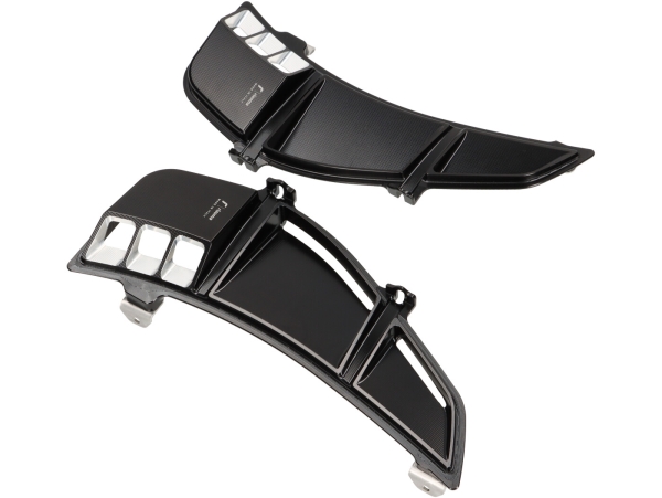 Lüftungs-/Gepäckfachgitter-Set links+rechts - RIZOMA - Vespa GTS/GTV/HPE 125-310 ccm (ab Bj. 2023) - schwarz